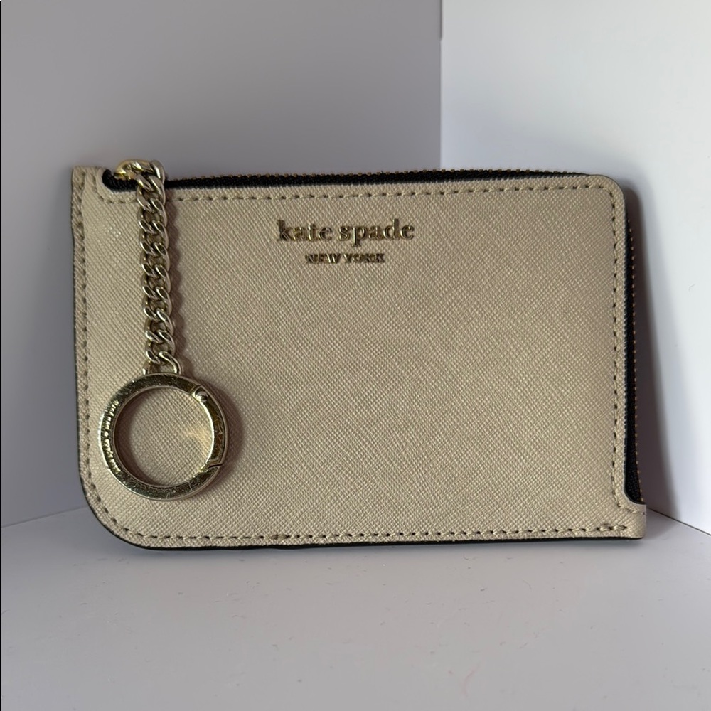 Kate Spade Beige Card/Key Holder